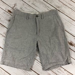 Grey/White Old Navy Slim Shorts